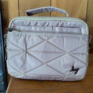 Lug Roundabout XL EUC Sand Convertible Crossbody Belt Bag